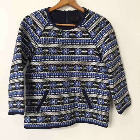 J. Crew Collection Popover in Floral Jacquard - Picture 3 of 10